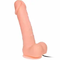 baile dong wibracje i obrot 20 cm - elastyczny model z przyssawką
