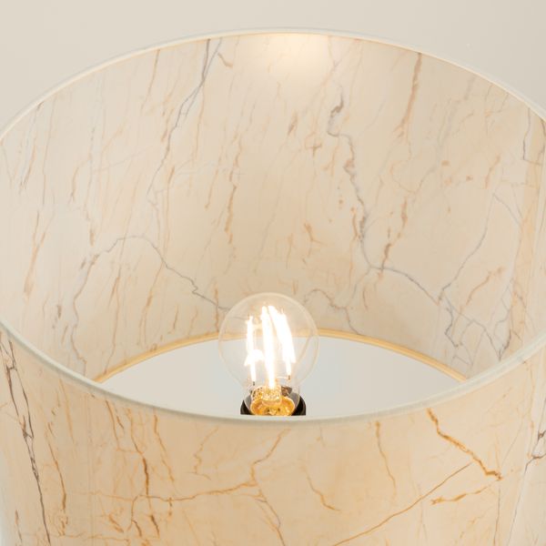 Lampa podłogowa NEVIA beżowy marmur zdjęcie 4