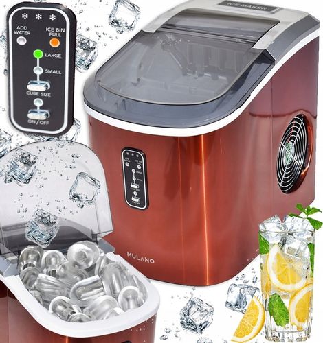 KOSTKARKA DO LODU ICE MAKER BULLET 15 KG POMARAŃCZOWA WYDAJNA MOCNA BAROWA na Arena.pl