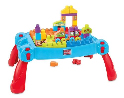 MEGA BLOKS STOLIK Z KLOCKAMI NIEBIESKI na Arena.pl