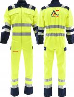 kombinezon roboczy 6 w 1 Z WŁASNYM HAFTEM LOGO odzież firmowa kwasoodporna