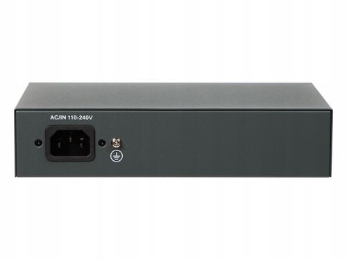 SWITCH POE DO KAMER 4xPOE 100Mbps 2xUpLINK 75W BLOW Extend mode na Arena.pl