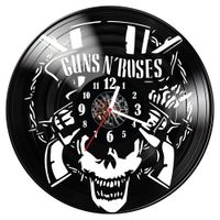 Zegar ścienny z płyty winylowej Guns n' Roses 660.14