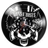 Zegar ścienny z płyty winylowej Guns n' Roses 660.14