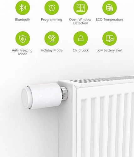 Cyfrowy termostat grzejnikowy WIFI Alexa Google na Arena.pl