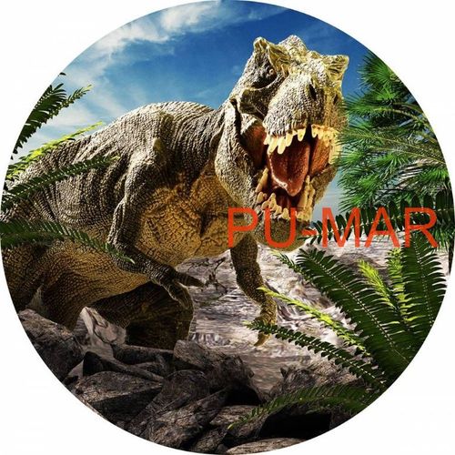 Opłatek na tort Urodziny Dinozaur Dinozaury Drapieżnik Postać Tekst Gratis na Arena.pl