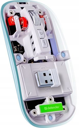 Myszka bezprzewodowa Defender IXES MM-999 optyczna 2400dpi 2.4GHz Bluetooth na Arena.pl