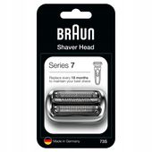 Braun Series 7 73S Wymienna głowica golarki elektrycznej srebrna ORYGINALNA