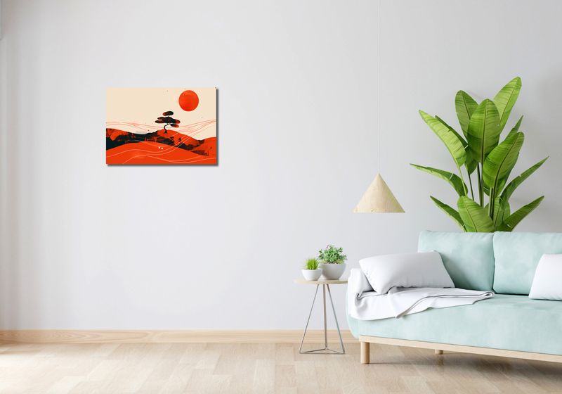 Obraz 60x40cm Czerwone Pustynne Pejzaże zdjęcie 2