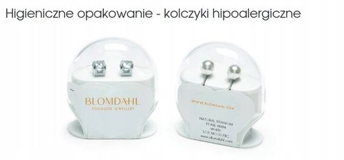 BLOMDAHL KOLCZYKI HIPOALERGICZNE Heart Light Amethyst 6 mm na Arena.pl