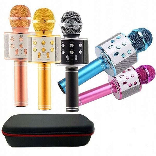 MIKROFON KARAOKE GLOSNIK Z MIKROFONEM BEZPRZEWODOWY BLUETOOTH NAGRYWANIE zdjęcie 15