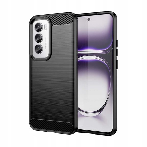 Spacecase Carbon Oppo Reno 12 Pro 5G Black zdjęcie 2