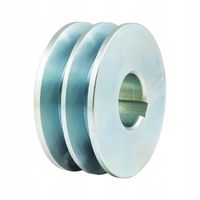 Koło koła pasowe szajba przekładnia 2x17 mm 2HB | fi 60 mm | otwór 28 mm