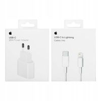 ORYGINALNA ŁADOWARKA APPLE+KABEL LIGHTNING 1M