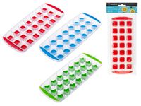 Foremki do kostek lodu FRESCO tworzywo + silikon 30x12x2,5 cm 21 kostek