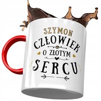 Kubek Czerwony Dla Szymona Szymka Kolegi Prezent Z Nadrukiem Ze Zdjęciem