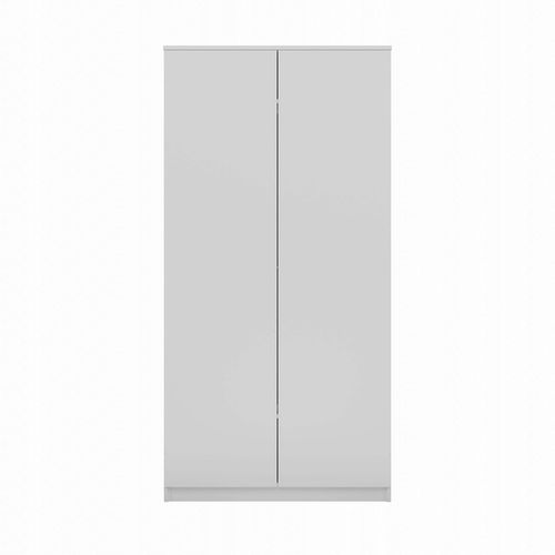 SZAFA GARDEROBA SD-90 BIAŁA 90CM DRZWI PÓŁKI POJEMNA FUNKCJONALNA na Arena.pl