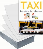 Ulotki A6 reklamowe firmowe 5000szt wiele różnych wzorów TAXI
