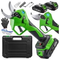 Sekator Akumulatorowy Elektryczny Mocny Ogrodowy Nożyce do Gałęzi Walizka