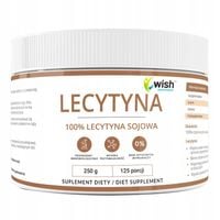 LECYTYNA SOJOWA 100% w proszku 250g PAMIĘĆ i KONCETRACJA STRES CHOLESTEROL