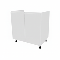 Szafka dolna 80 cm pod zlew, podchwyt biały połysk, mat, kolory SIMPLE