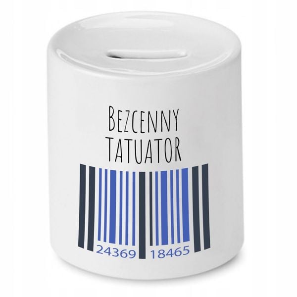 Dla Tatuażysty Prezent Skarbonka Bezcenny Tatuator Z Nadrukiem Ze Zdjęciem zdjęcie 1