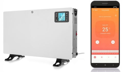 GRZEJNIK ELEKTRYCZNY KONWEKTOROWY TIMER TERMOSTAT PILOT MOCNY 2000W TURBO na Arena.pl