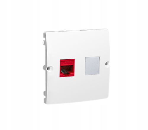 GNIAZDO KOMPUTEROWE 1x RJ45 5e SIMON BASIC BIAŁY na Arena.pl