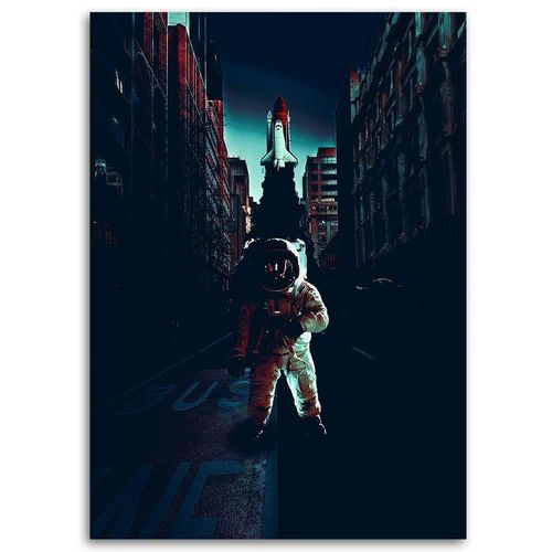 Deco Panel, Astronauta w mieśćie 40x60 na Arena.pl