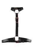 uprząż body harness black kinky diva