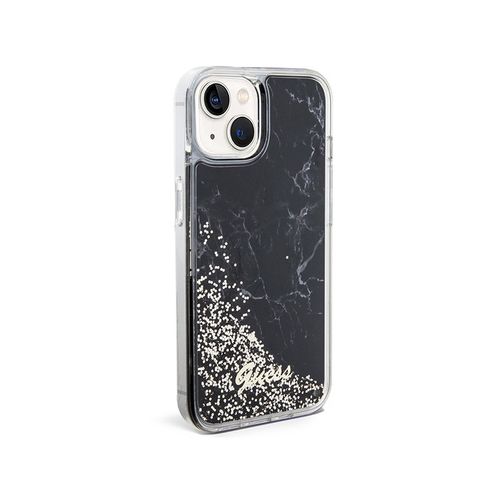 Guess Liquid Glitter Marble - Etui iPhone 14 (Czarny) na Arena.pl