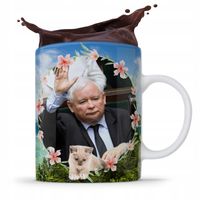 Kubek Full Print Prezesa Jarosław Kaczyński Pis Z Nadrukiem Ze Zdjęciem