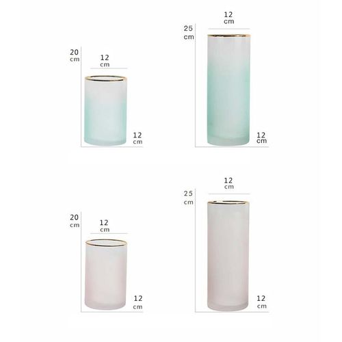 Wazon - Nordic - Matowe Szkło  Hydroponika - HOME Zielony S na Arena.pl