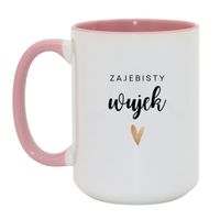 Duży Biało-Różowy 450 ml