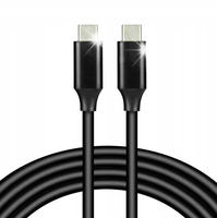 KABEL PRZEWÓD USB-C - USB-C TYP-C 5A 1M 100W E-MARKER 4K 60HZ QC 3.0 PD