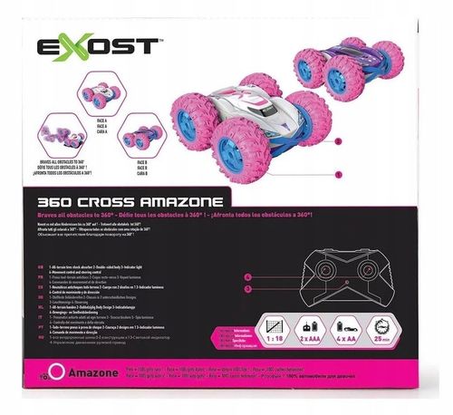 SILVERLIT Exost 360 CROSS AMAZONE AUTKO AUTO ZDALNIE STEROWANE PILOT RC LED na Arena.pl