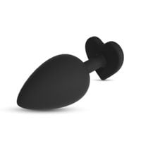korek analny crushious cuore regularny z wymiennymi kryształkami 8cm