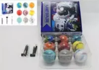 Zestaw planet minerały 9szt