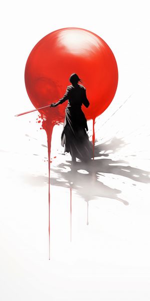 Plakat 50x100cm Samotny Samuraj zdjęcie 1