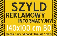 Tablica Reklamowa Szyld Nadruk Plansza B0 PCV 3mm PROJEKT dla firmy