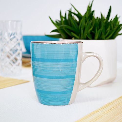 Kubek ceramiczny niebieski 380 ml na Arena.pl