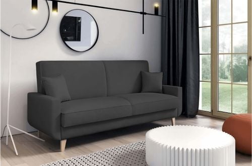 Wersalka Rozkładana Nemo Ciemnoszara na Arena.pl