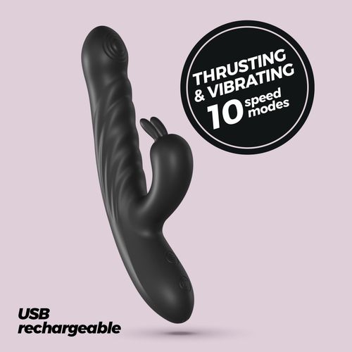 crushious lapin thrusting rabbit vibrator black na Arena.pl