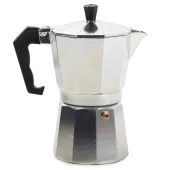 Kawiarka aluminiowa Verk Group na 6 filiżanek 300 ml dla wygodnego parzenia kawy