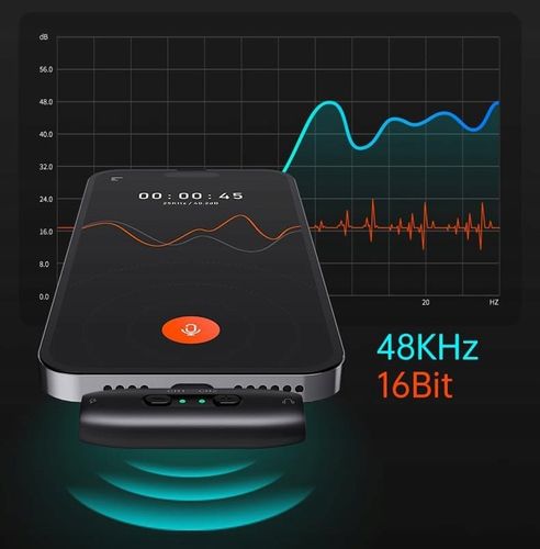 Mikrofon bezprzewodowy Hohem Lavalier Mic-01 (1 TX + 1 RX) Czarny Lightning na Arena.pl