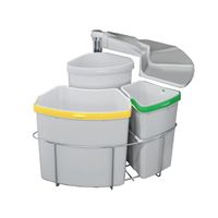 Kosz na śmieci, do szafki 50cm, 40l, uniwersalny L/P