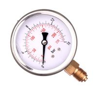 manomet ciśnieniomierz zegar glicerynowy 63mm 0-16 bar gwint 1/4” dolny