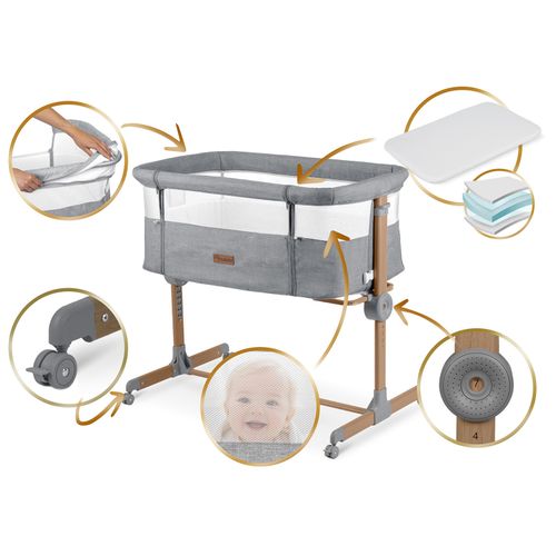 Łóżeczko dziecięce składane turystyczne dostawka Nukido NK-243 na Arena.pl