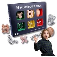 ŁAMIGŁÓWKI DREWNIANE LOGICZNE ŁAMIGŁÓWKI METALOWE ZAGADKI LOGICZNE GRY