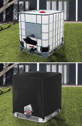 POKROWIEC PLANDEKA NA ZBIORNIK MAUZER BECZKE DESZCZÓWKĘ OCHRONNY UV 1000L na Arena.pl